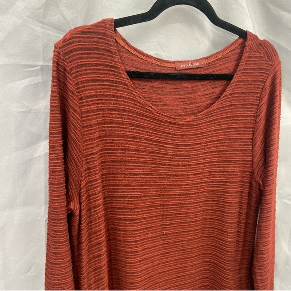 Cut Loose Textured Knit Maxi Dress Size Large Pockets - Picture 5 of 9